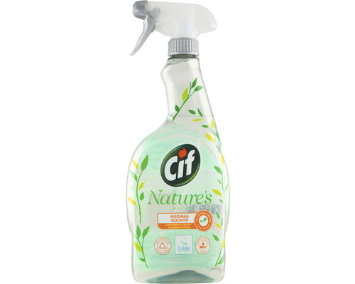 CIF Nature kuchynský čistiaci sprej, citrón, 750 ml