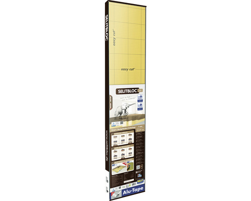Podložka pod vinylovú podlahu Selitbloc 1 mm GripTec 15 m2 Podložka pod vinylovú dizajnovú podlahu Selitbloc s hliníkovou páskou