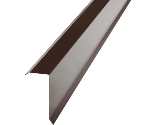 Záveterná lišta na trapézový plech H12 čokoládovohnedá 1 m