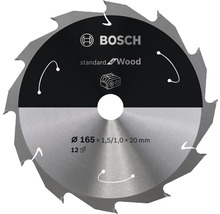 Pílový kotúč Bosch Standard for Wood H Ø 165x20 mm, Z 12-thumb-2