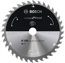 Pílový kotúč Bosch Standard for Wood H Ø 165x20 mm, Z 36-thumb-3