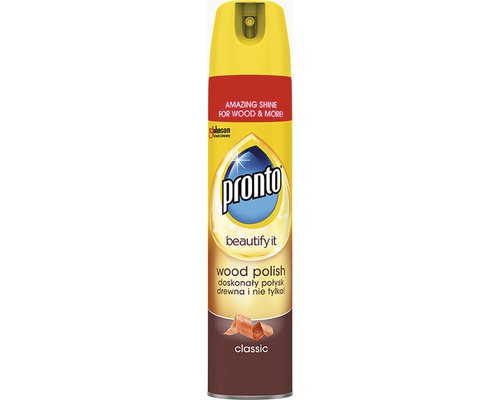 Čistiaci prostriedok na drevo Pronto Classic 250 ml Pronto leštidlo na drevo pre drevo a ďalšie povrchy