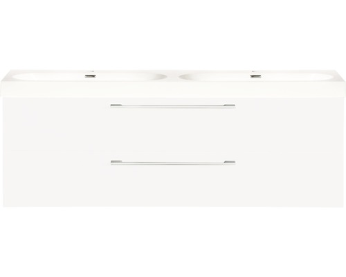 Súprava kúpeľňového nábytku Somero lesklá biela 120x57 cm-0