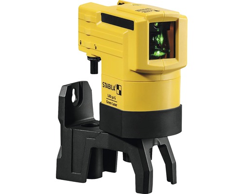 Krížový čiarový laser Stabila so zelenou laserovou technológiou na statíve