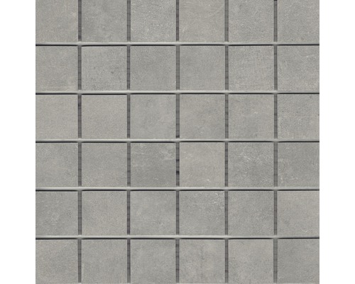 Dlažba imitácia betónu Home Smoke Mozaika 30x30 cm