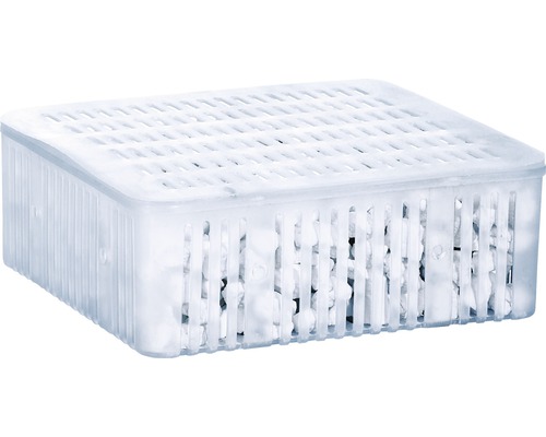 Absorbér vlhkosti s granulátom v plastovej nádobe