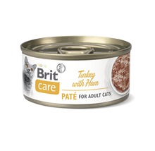 Konzerva pre mačky Brit Care Paté Turkey with Ham 70 g-thumb-0