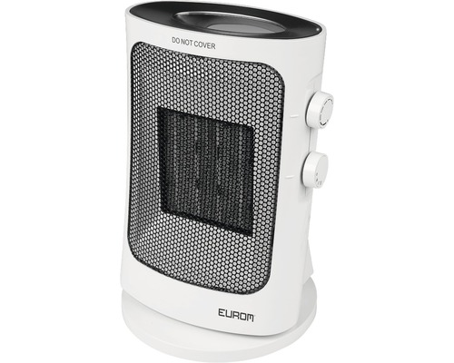 Keramický ohrievač s mriežkou a otočnými gombíkmi