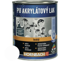 PU akrylátový lak na vodnej báze Hornbach čisto biela lesklý 375 ml