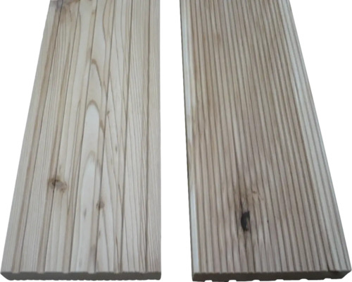 Drevená terasová doska smrekovec 26 x 120 x 3000 mm Dve drevené terasové dosky z dreva