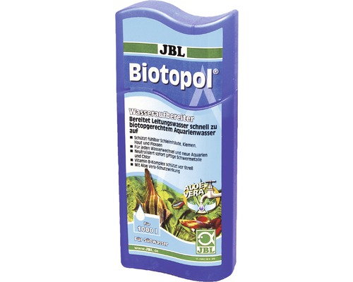 Prípravok na úpravu vody JBL Biotopol 250 ml