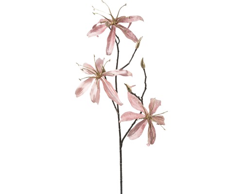 Dekorácia gloriosa velvet ružová 68 cm