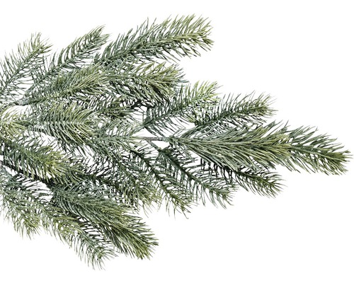 Umelá smreková vetva na ozdobu