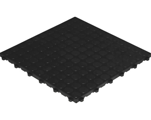Plastová dlaždica Florco Spot 40 x 40 cm s klick systémom čierna balenie 6 ks Plastová dlaždica Florco Spot 40 x 40 cm s klick systémom čierna balenie 6 ks