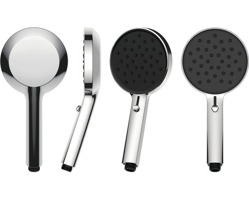 Ručná sprcha z rôznych uhlov pohľadu