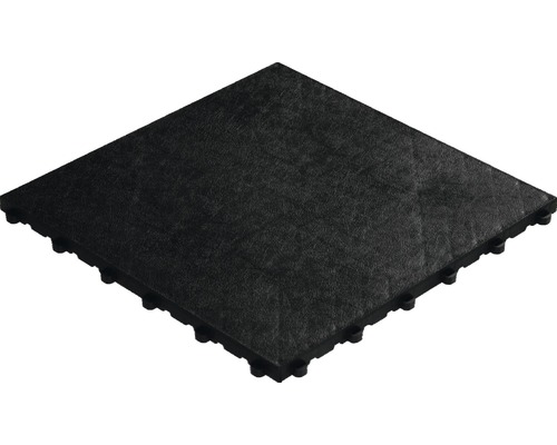 Plastová dlaždica Florco Floor 40 x 40 cm s klick systémom čierna balenie 6 ks
