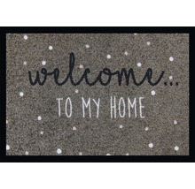 Vnútorná rohožka Welcome To My Home hnedá 50 x 70 cm-thumb-0
