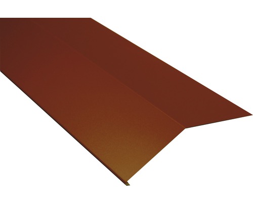 Odkvapnica Precit Roof bez vodnej drážky 2000 mm 3009 oxidovaná červená Rohový plech