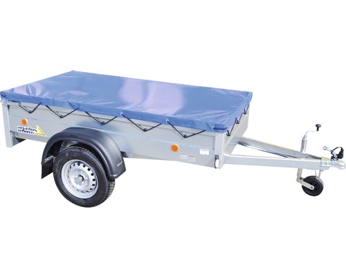 Prívesný vozík Agados Handy-3 s rovnou plachtou a kolieskom-0