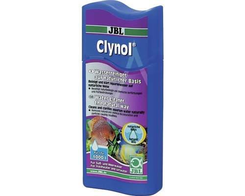 Prípravok na čistenie a prejasnenie vody JBL Clynol 100 ml JBL Clynol čistič vody pre sladkovodné a morské akváriá, obsah 1000 litrov