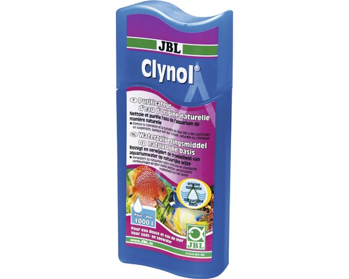 Prípravok na čistenie a prejasnenie vody JBL Clynol 250 ml JBL Clynol čistič vody na prirodzené čistenie akváriovej vody