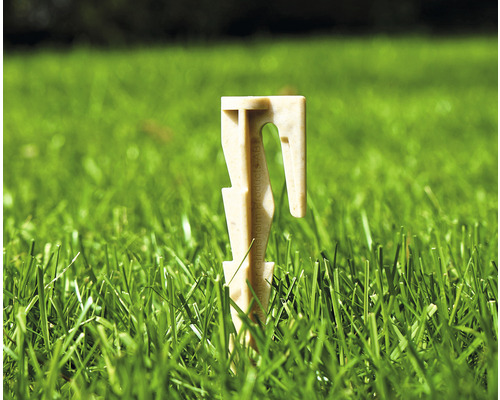 Plastový kolík na upevnenie v záhrade