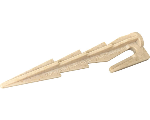 Plastový kolík so zahnutým koncom