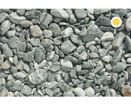 Dekoračný štrk v rôznych veľkostiach