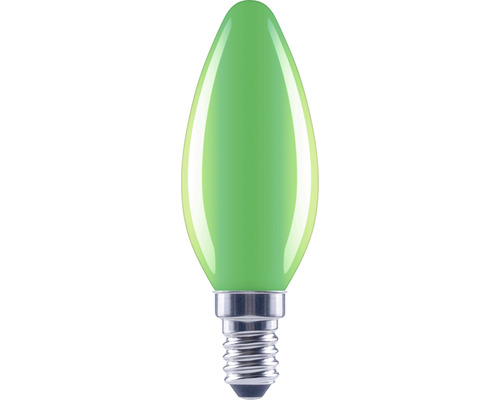 LED žiarovka FLAIR C35 E14/2 W zelená