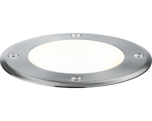 Okrúhle vstavané podlahové svietidlo z kovu s LED svetlom