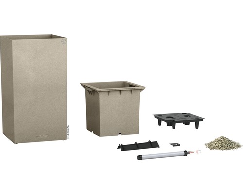 Kvetináč Lechuza Cubico s príslušenstvom