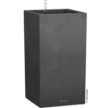 Vysoký antracitový kvetináč s ukazovateľom hladiny vody