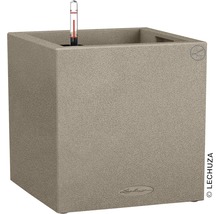 Štvorcový kvetináč s ukazovateľom hladiny vody