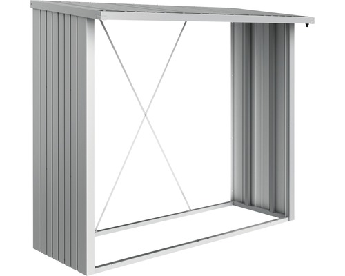 Kovový regál na palivové drevo