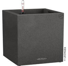 Štvorcový kvetináč s ukazovateľom hladiny vody