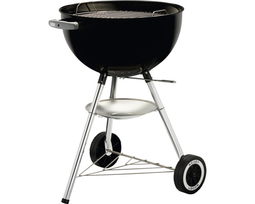 Guľový gril s pochrómovaným grilovacím roštom a odkladacou plochou