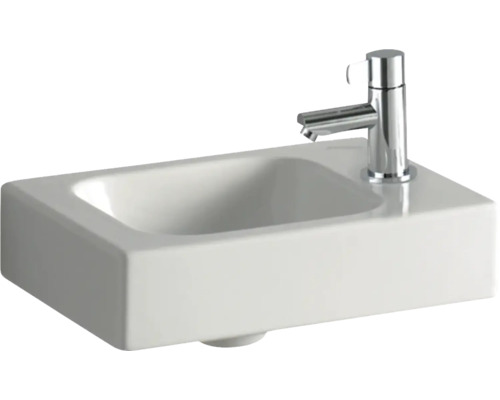 Umývadlo na skrinku Geberit iCon sanitárna keramika biela 38x28x13,5 cm 124736000 Umývadlo s batériou