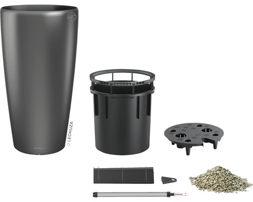 Kvetináč Lechuza Classico so zavlažovacím systémom a príslušenstvom