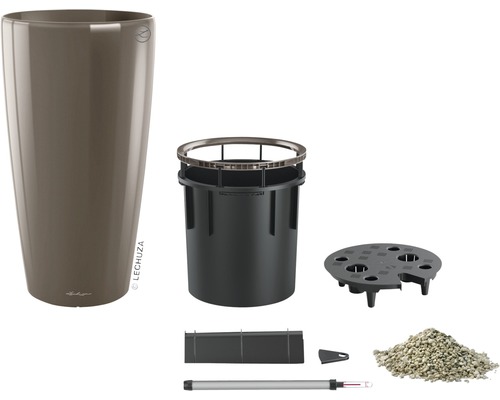 Kvetináč Lechuza Classico so zavlažovacím systémom a príslušenstvom