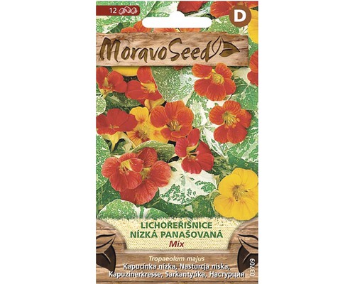 Kapucínka nízka panašovaná zmes semien MoravoSeed
