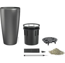 Samozavlažovací kvetináč váza set Lechuza Rondo Ø 32 cm x 56 cm antracit
