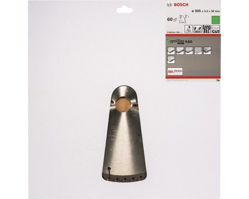 Pílový kotúč Bosch Optiline Wood, 305 x 3,2 x 30 milimetrov