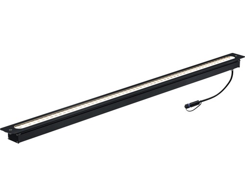 Zapustené zemné svietidlo s LED svetelným pásom a pripojovacím káblom