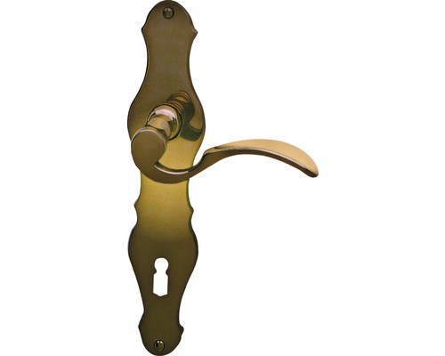 Kovová kľučka so štítkom pre kľúč