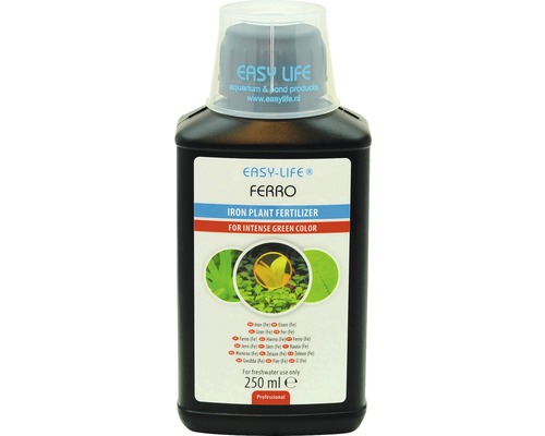 Hnojivo pre akváriové rastliny Easy Life Ferro 250 ml Easy Life Ferro železité hnojivo pre vodné rastliny v 250 ml fľaši