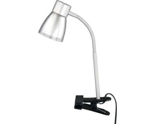 Stolová lampa Briloner titán 1x40W/E14 s klipom