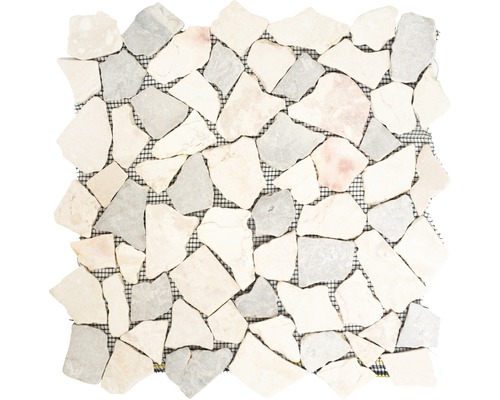 Mozaika z prírodného kameňa CIOT 30/4013 béžová/sivá 30,5 x 32,5 cm