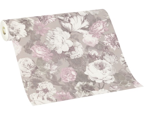 Rola tapety s kvetinovým vzorom