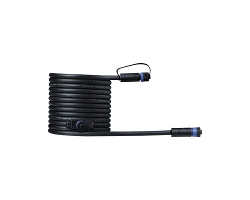 Kábel Paulmann 93927 Plug and Shine IP68 5m 2x1,5mm² čierny Predlžovací kábel s konektormi