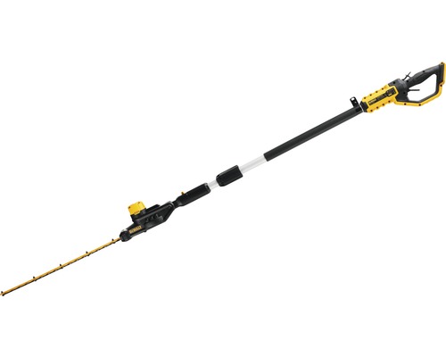 Akumulátorové nožnice na živý plot DeWalt s teleskopickou tyčou